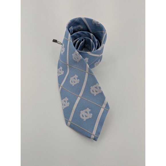 Eagles Wings UNC Tar Heels Neck Tie North‎ Carolina Blue Polyester 58 x 3.5 - Picture 1 of 8